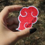 Патч Хмаринка акацукі червона , аніме "Наруто"