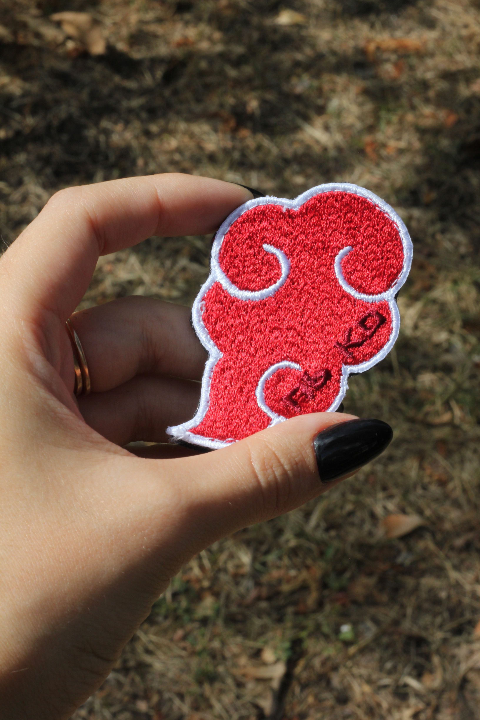 Патч Хмаринка акацукі червона , аніме "Наруто"