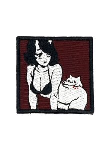 Патч Дівчина з котиком