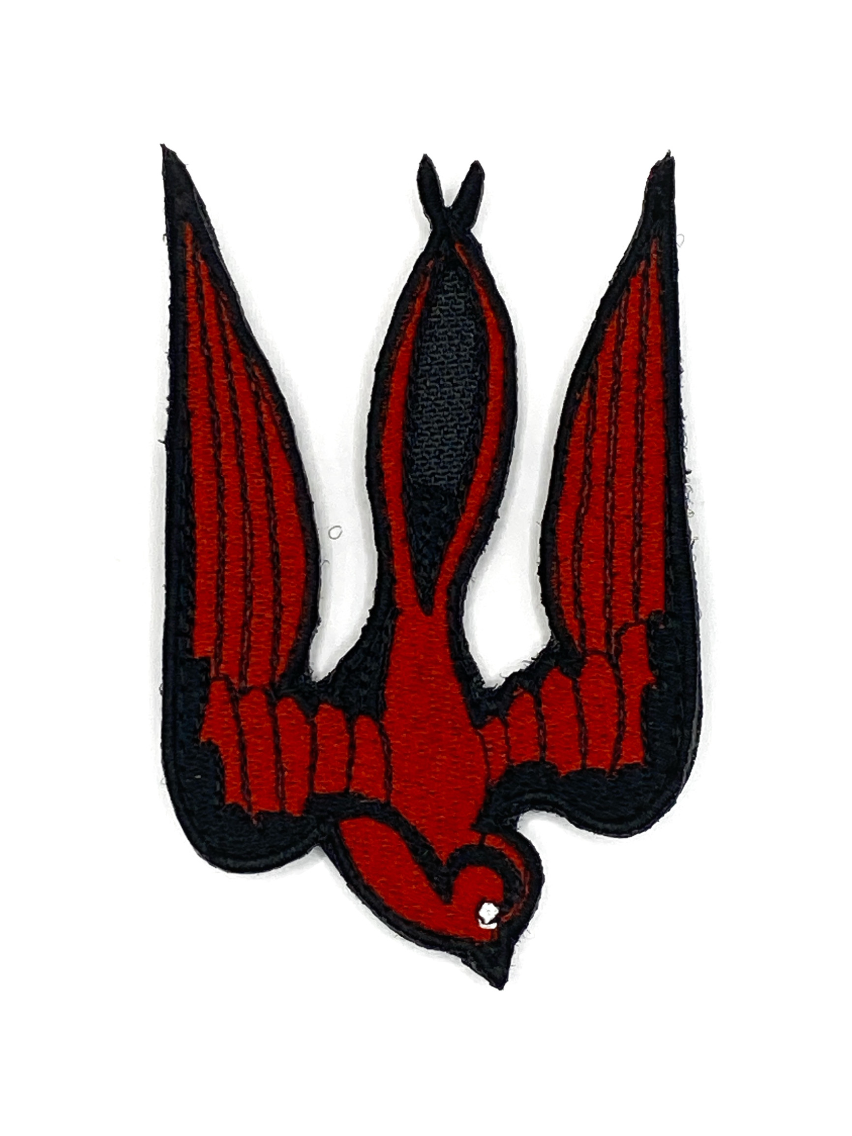 Патч Ластівка герб червоно-чорна