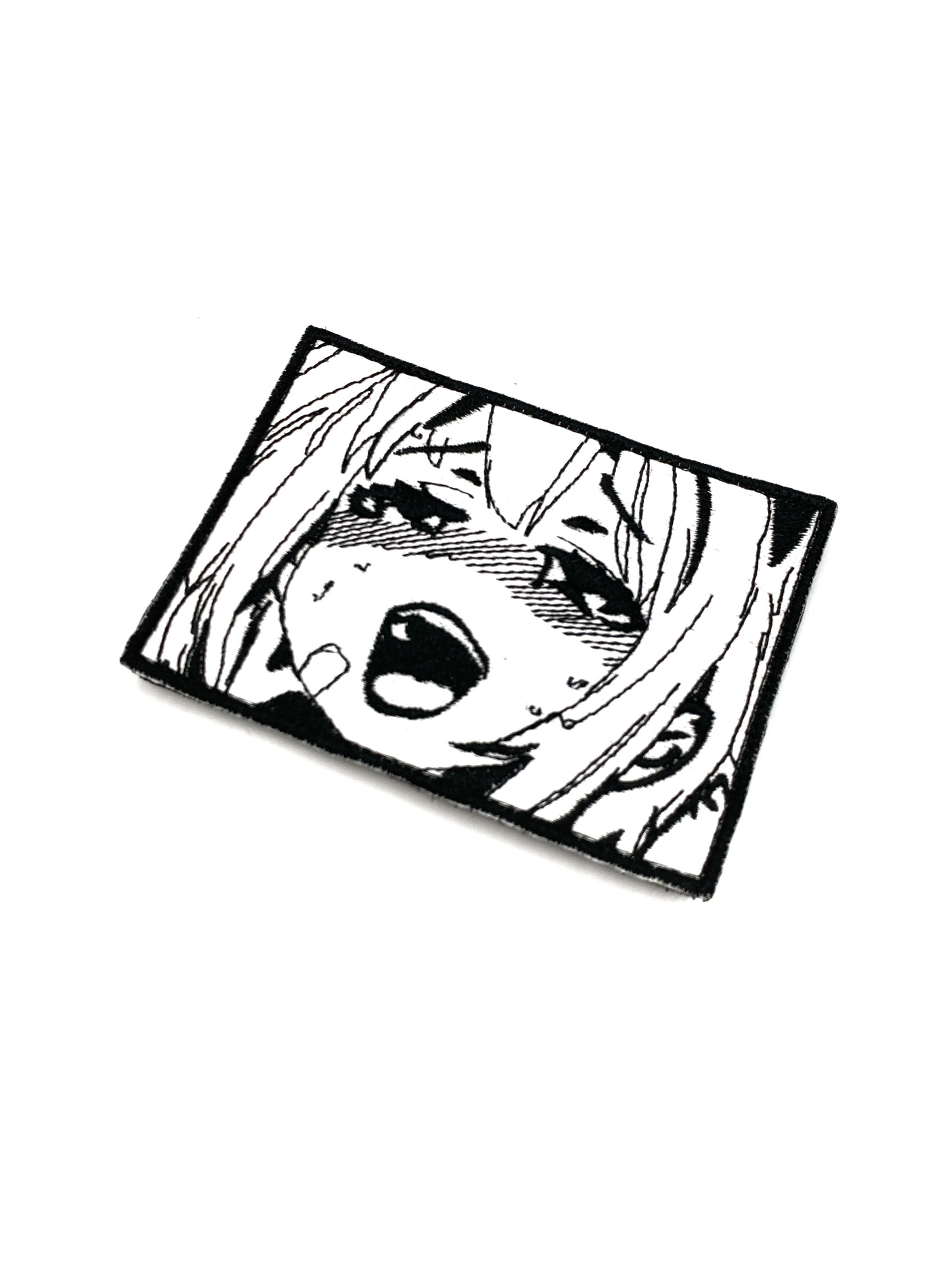 Патч Ахегао чб