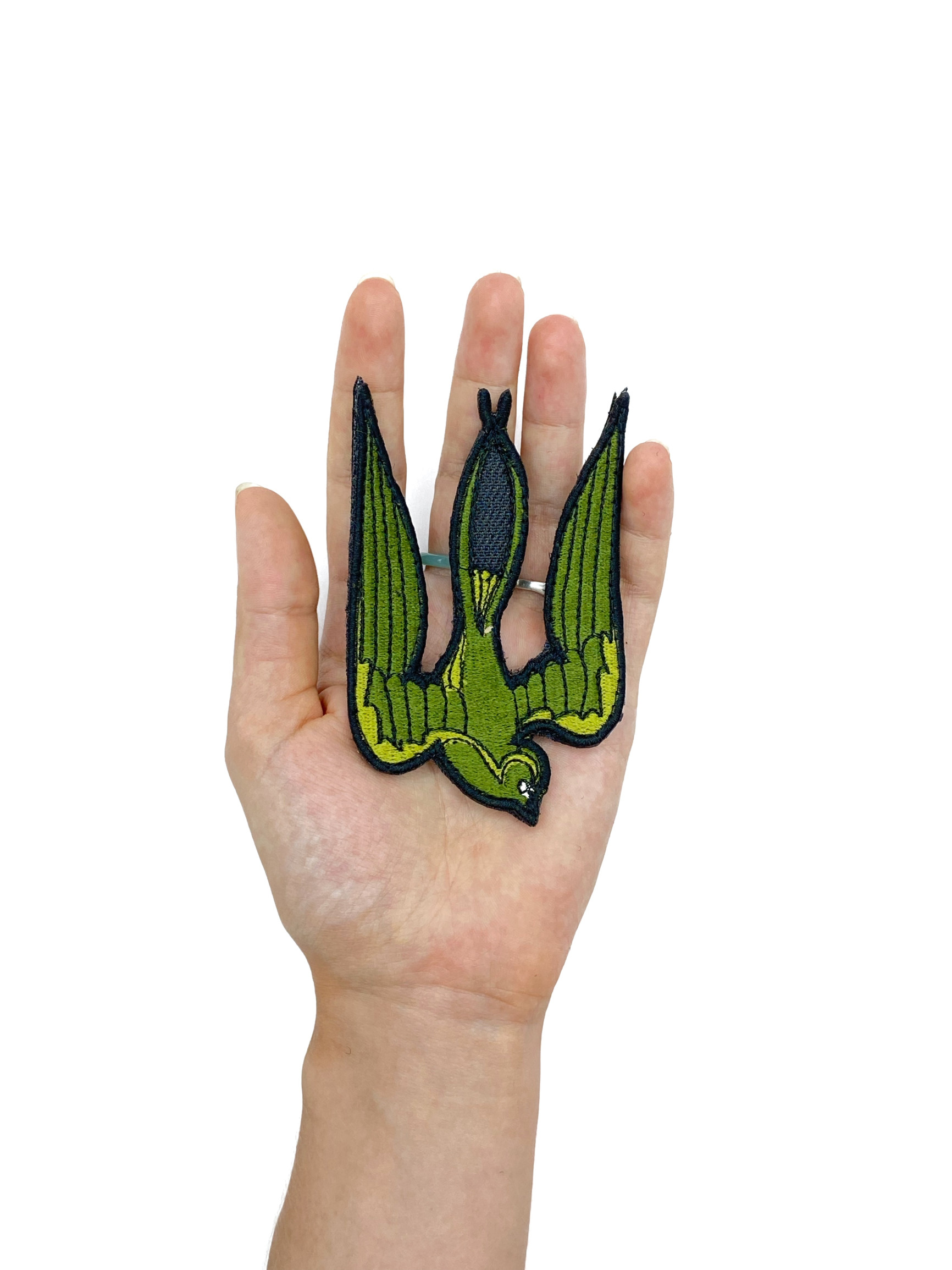 Патч Ластівка герб олива