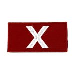 Патч Знак Х з серіалу "Гра в кальмара"