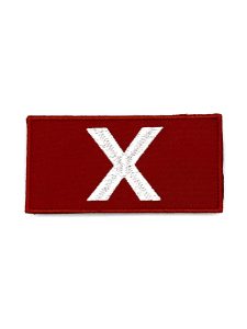 Патч Знак Х з серіалу "Гра в кальмара"