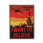 Патч Палаючий кремль (I WANT TO BELIEVE),колаба "RTL club"